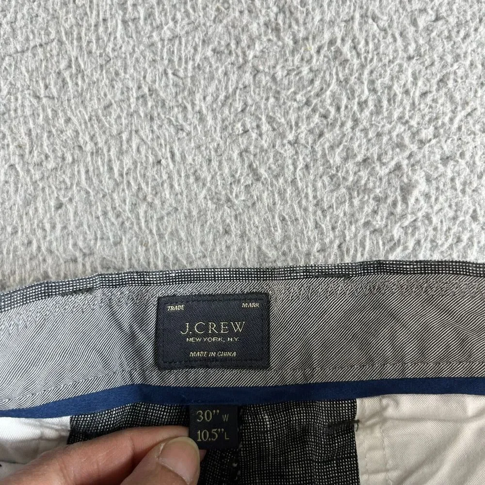 NEW J. Crew Shorts Mens 30 Gray Chino Linen Golf Outdoor Preppy‎ Modern Beach